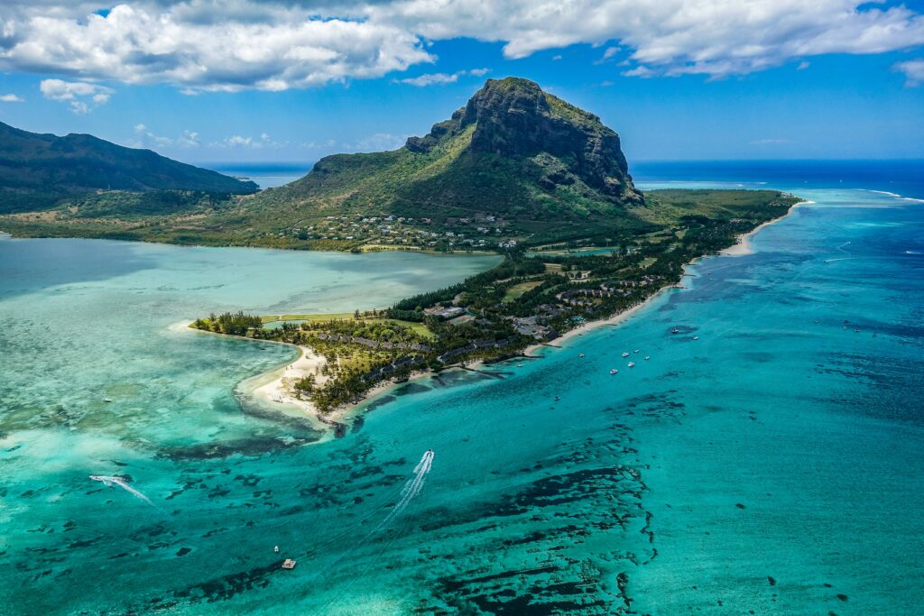 The "Underwater Waterfall" of Mauritius